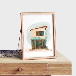 Tirage signé "Chez Tao"