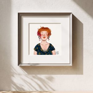 Tirage signé "Margot"