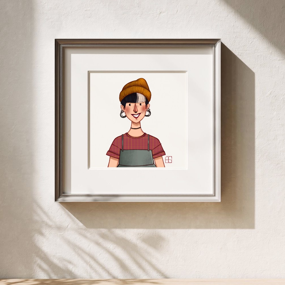 Tirage signé "Jill"