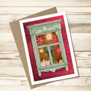 Carte de voeux "Noël en Suède"