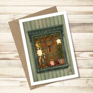 Carte de voeux "Noël en Norvège"