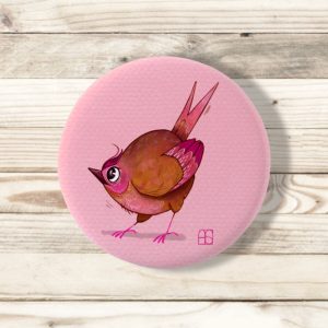 Badge "Petit rose" 38mm