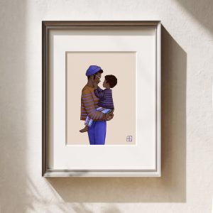 Tirage d'illustration "Joseph et Liam".