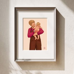 Tirage d'illustration "Thibault et Juliette".